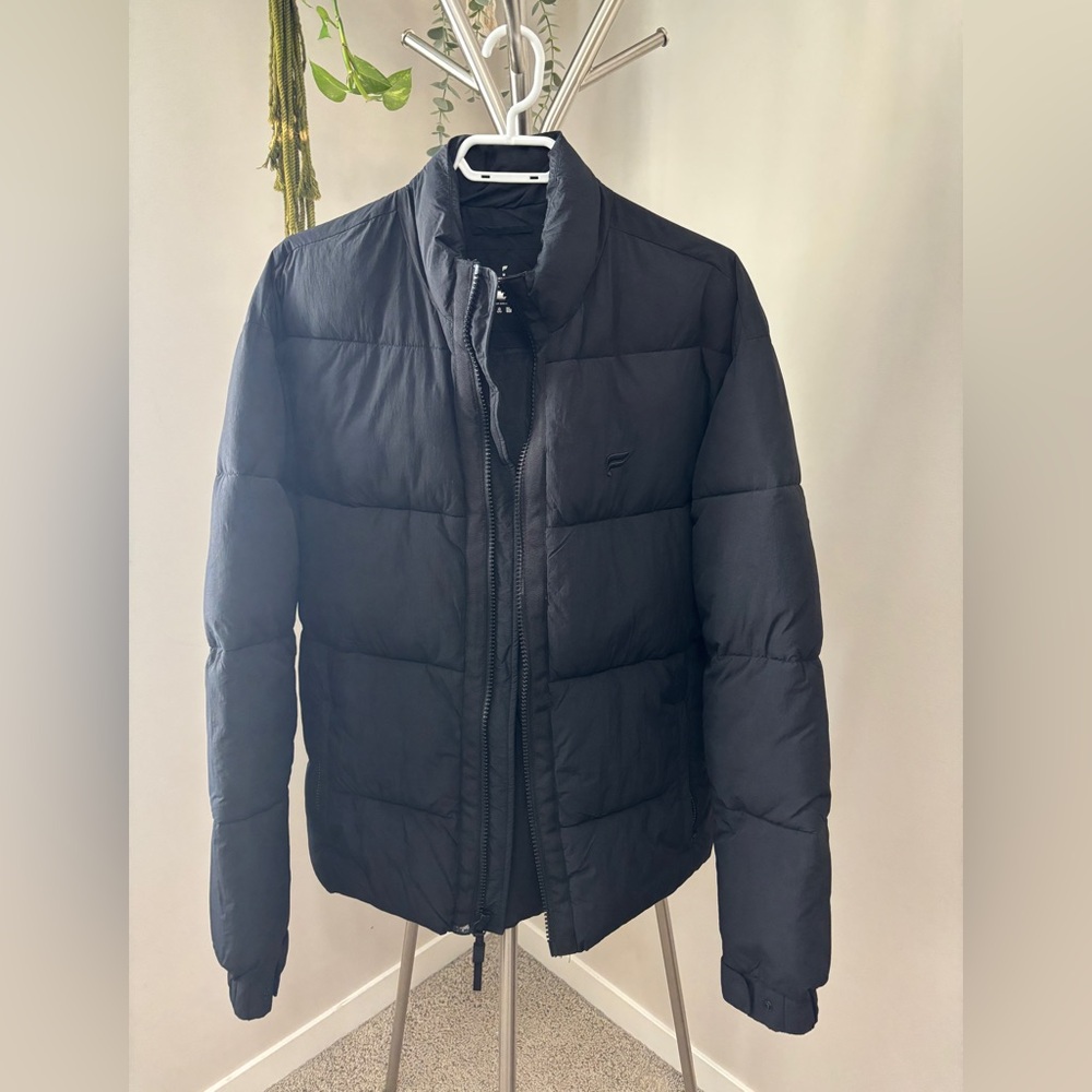 Fabletics unisex Black Puffer Jacket